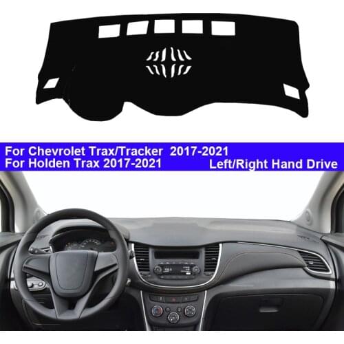 Car Dashboard Cover Dash Mat Carpet Cape For Chevrolet Chevy Trax Tracker 2017 2018 2019 2020 2021 For Holden Trax 2017 - 2021