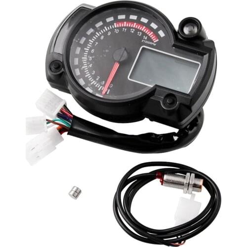 Motorcycle Modified Accessories Motorcycle Universal Instrument Waterproof Lcd Digital Odometer Speedometer