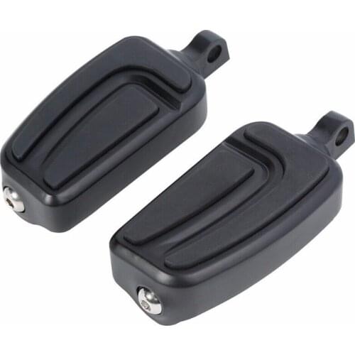 Motorcycle 10mm Male Mount-Style Foot Pegs Foot Rests For Harley Sportster 883 1200 XL Road King Road Glide