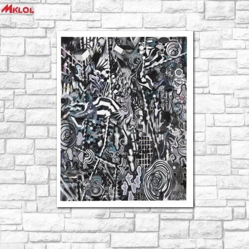 Wall Art DANIEL RICHTER-Irren menschlich Painting For Living Room Home Decoration Oil Painting On Canvas Wall Painting no fram