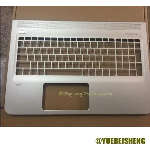 YUEBEISHENG New For HP ENVY 15-AE 15-AH M6-E M6-P M6-P113DX palmrest US keyboard bezel upper cover