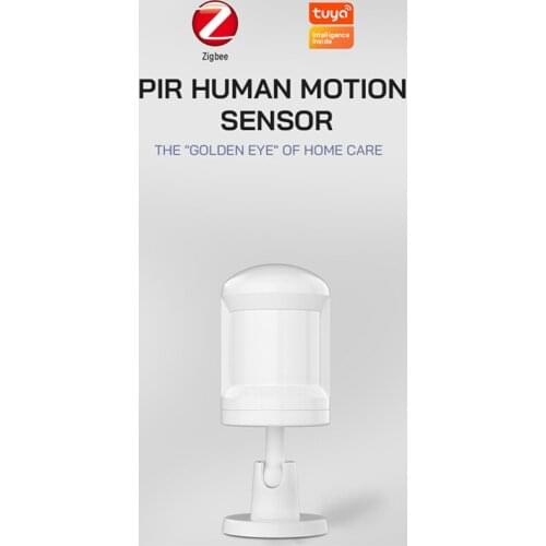 Latest ZigBee Tuya Smart Human Body Sensor Motion Is Used for Safe Home Alarm System PIR Detector Mini Wireless Motion Detector