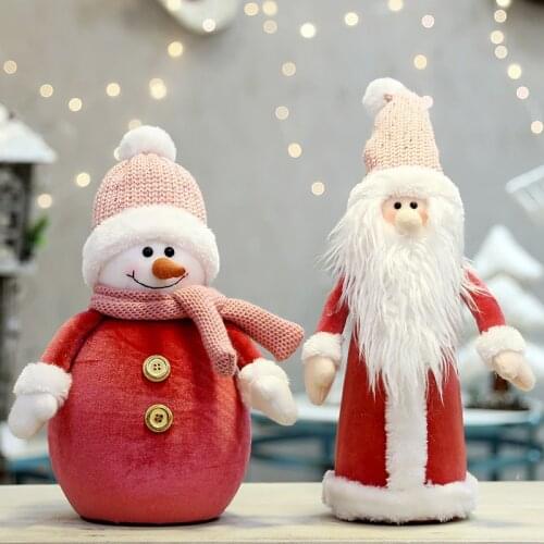 Christmas Elf Decoration Huge Size Standing Plush Xmas Home Decoration Navidad New Year Gifts Kids Toys Room Ornaments