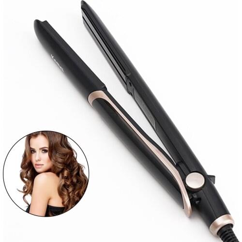 Fast Warm-up Straighten Irons Professional Hair Straightener Curler Negative Ion Infrared Ceramic Curling Iron Led Straighting