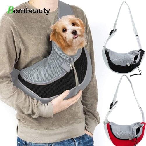 Pet Dog Sling Carrier Breathable Mesh Travel Safe Oxford Sling Bag Carrier for Dog Cat Car Travel Tote Shoulder Bag for 13.22 lb