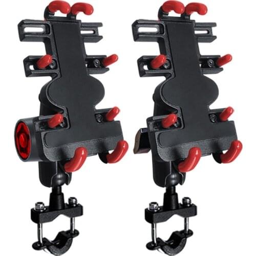 Bicycle Mobile Phone Holder Bracket,Mountain Bike Navigation Stand,Aluminum Alloy Universal Cradle for Steamship Scooter