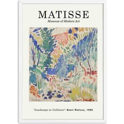 Vintage Henri Matisse Retro Posters and Prints Abstract Landscape Wall Art Canvas Painting Pictures for Living Room Home Decor