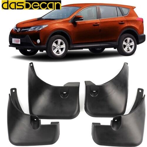 Dasbecan Car Mudguards For Toyota RAV 4 2013-2015 Car Fender Accessories Splash Guard Paneling 2013 2014 2015