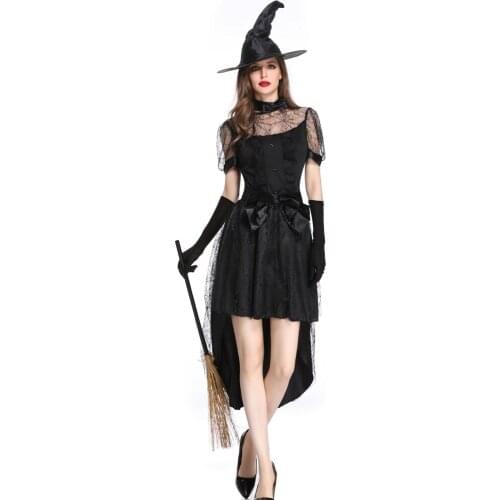 Women Witch Costume Adult Women Magic Moment Costume Witch Halloween Fancy Dress