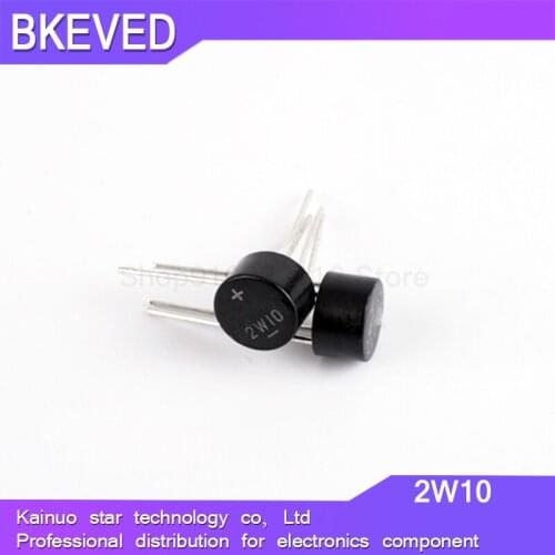 10PCS 2W10 2A 1000V DIP-4 DIP4 bridge rectifier new and original IC