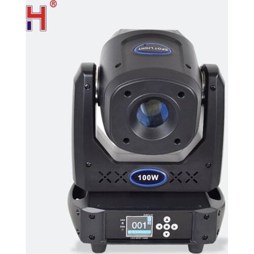 100W Spot Dj Light Gobo Led Moving Head Beam 5 Prisms Dmx512 Light for Stage Nightclub Dance Floor Party Lights Disco