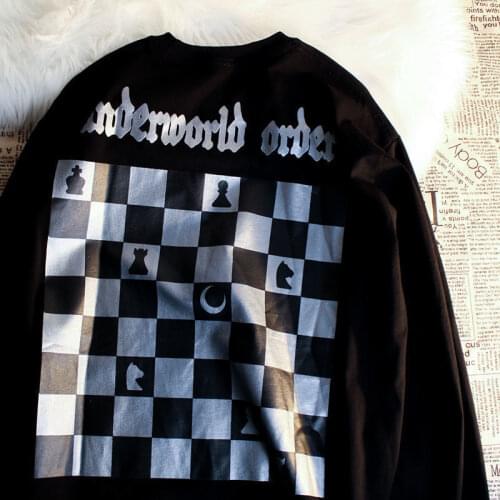 2021 new streetwear printing Korean version loose round neck pullover thickening trend youth hoodie men and women top clothes