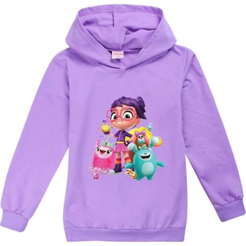 Abby Hatche Funny Hoodies for Boys Girls Cartoon 3D Cute Childrens Long Sleeve Sweatshirt Cool Sreet Fashion Hoodies Kids Hoody