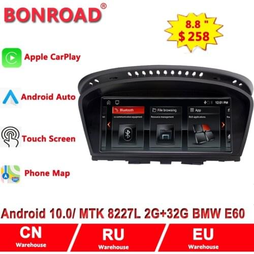 Bonroad 8.8" Android10 Car multimedia player For BMW 5 Series E60/M5/M3/E61/E63/E64/E90/E91/E92/E93 Radio GPS Navigation Carplay