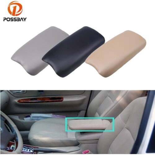 POSSBAY Car Styling PU Leather Armrest Arm Rest Center Console Lid Cover For Honda Civic 2006-2011 Black/Gray/Beige Car-covers