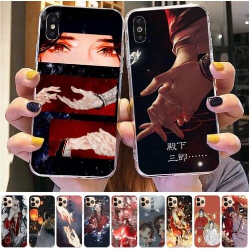 TOPLBPCS Aesthetic Chinese style Tian Guan Ci Fu Phone Case for iPhone 8 7 6 6S Plus X 5S SE 2020 XR 11 12mini pro XS MAX