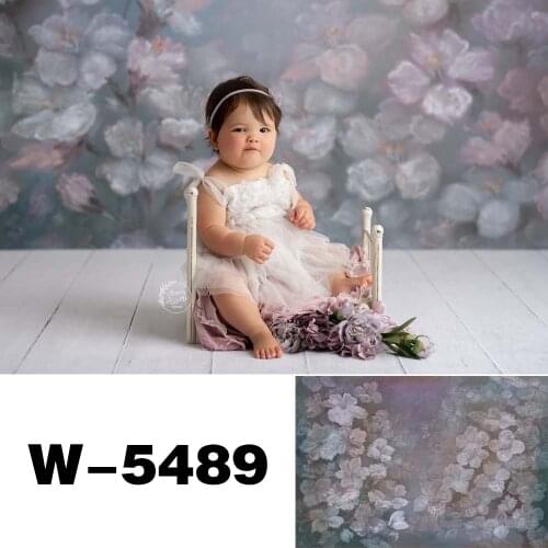 Photography Backdrop Watercolor Painting Florals Newborn Baby Shower 1st Birthday Studio Cake Smash Portraits Photo Backdrops