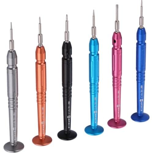 HMT-192 Magnetic Alloy Precision Screwdriver 0.6 Y-Type 0.8 5-Point T2 Hex 1.3 1.5 Phillips Cross For IPhone Huawei Repait Tools