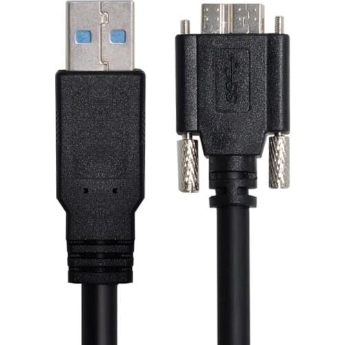 USB 3.0 Type A to Micro B Cable for Phone USB 3.0 Cable USB Type A Micro B Cable Cord with Mount Panel Screws USB A to Micro USB