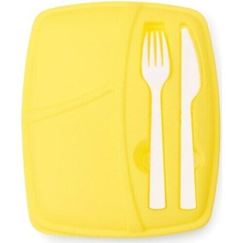 Compartment Lunchbox with Cutlery (800 ml) 144293