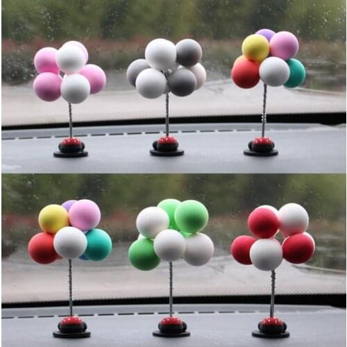 Creative Balloon Lovely Ornament Automobile Decoration Car Interior Decoration Perfume Furnishing Articles