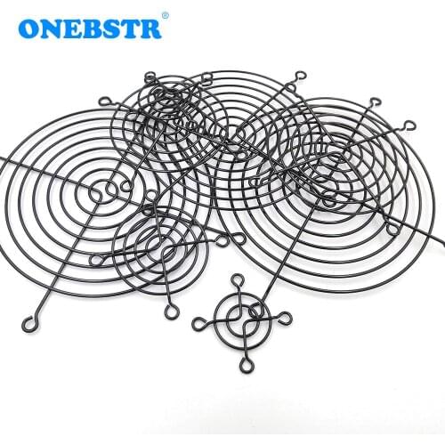 CPU Cooling Fan Cover Iron Net 4cm 5cm 6cm 8cm 9cm 12cm 13.5cm 14cm Black Computer Chassis Free Shipping