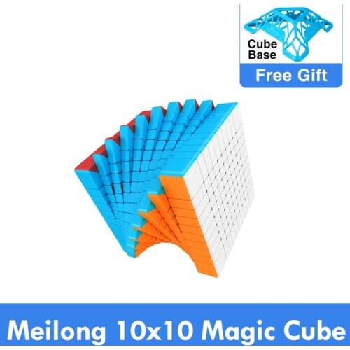 Moyu Magic Puzzle Mofangjiaoshi 10x10x10 Meilong 10x10 Cubing Speed professional Neo Cubo Magico high level Toys for Children
