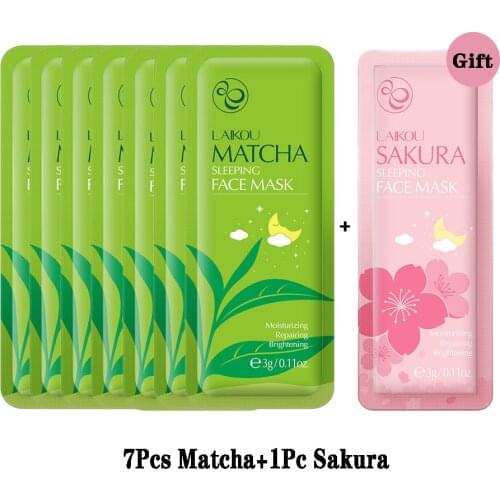 Face Masks Moisturizing Sleeping Mud Mask 8 Packs Anti Wrinkle Night Facial Skincare Moisturizer Anti Aging Mask for Face Care