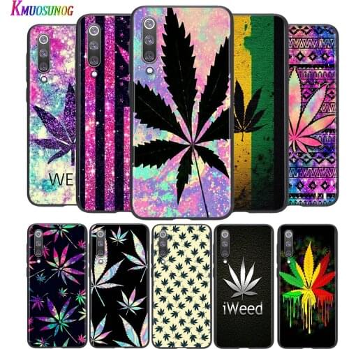 Fashion Kenevir yaprak For Xiaomi Mi 8 9 10 11 10i 11i 10 10 11Pro A3 9T 10T Lite Pro Se Ultra 5G Black Soft Phone Case