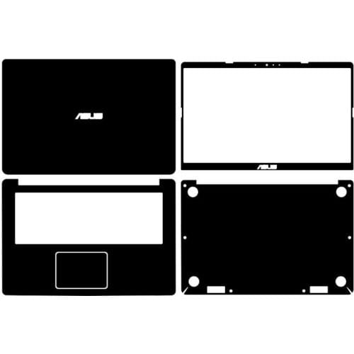 Carbon fiber Laptop Sticker Skin Decal Cover Protector for ASUS VivoBook S510 S510UA S510UN S510UQ X510UQ X510 15.6" 2017release