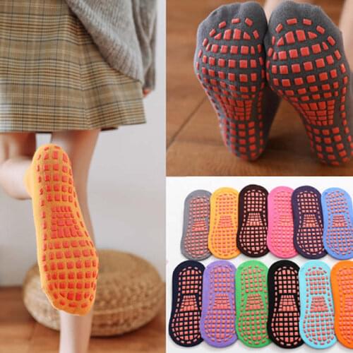 Non - slip floor of trampoline socks toddler kids cotton children 's amusement park indoor/rubber non-slip socks boy girl