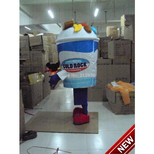 2018 New Mascot Costume Adult Character Costume Mascot As Fashion Freeshipping Cosplay Ice Cream