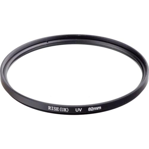Wholesale 10 pcs RISE(UK)82MM UV Ultra-Violet Filter Lens Protector for DLSR camera 82mm lens