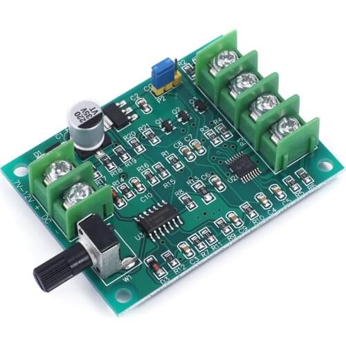 5V 12V Brushless DC Motor Driver Controller Board with Reverse Voltage Over Current Protection for Hard Drive Motor 3/4 Wire