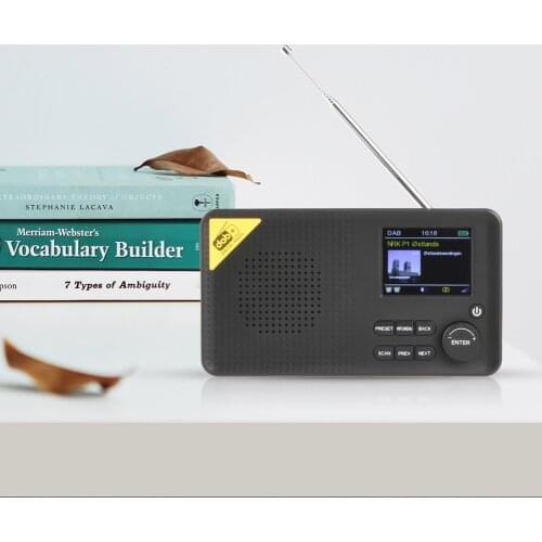 Portable DAB FM Receiver Bluetooth-compatible Digital Stereo LCD Display Home Radio Bluetooth-compatible 5.0 Speaker