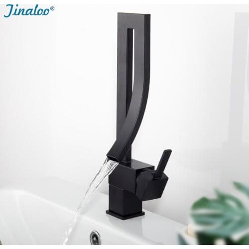 Basin faucet Creative fashion Chrome/Black/Nickel Brushed Brass Bathroom Hot Cold Mixer Faucet Sink Basin Mixer Tap 9060B