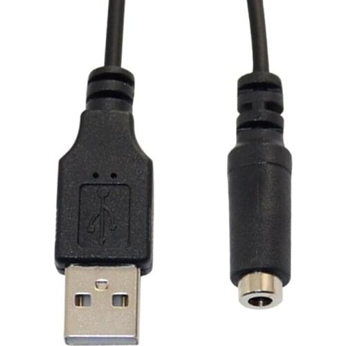 USB to DC3.8*1.4 mother USB cable stretch the spring line, pass the 5V2A current, the power line, the charging line