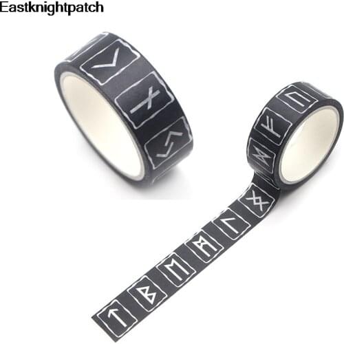 Vikings runes Punk DIY Scrapbooking Sticky Adhesive washi Paper Masking Tape decoration Printed Patterns stickers decals E0149