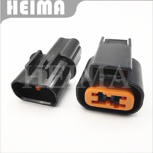 10/20/30 sets kit KUM 2 pin way male female black Sensor Fog Lamp auto connector for Mitsubishi Souast PB621-02020 PB625-02027