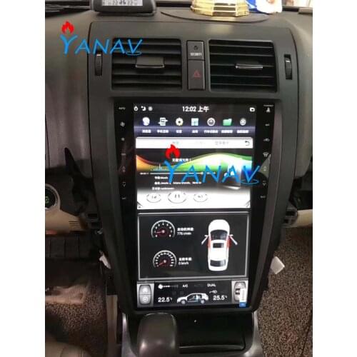 13.6 inch Android 9.0 Tesla Style vertical screen GPS navigator For-TOYOTA CROWN Thirteenth 13th multimedia player Radio Stereo