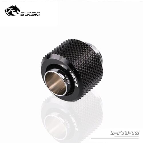 2pcs Bykski 10X13mm soft tube fittings ,G1/4"hose pipe hand compression joint,computer watercooling accessories B-FT3-Tn,cooler