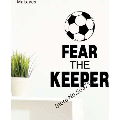 Makeyes Kids Soccer Wall Sticker Children Bedroom Art Decoration Baby Rooms Wall Decor Vinyl Design Wallpaper Boys Gift Q925