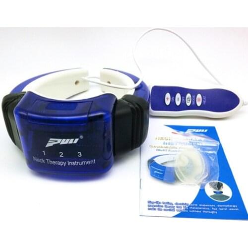 Electric Magnetic shiatsu Neck Cervical Collar Therapy Massager Infrared Therapeutic Spine Cure Vibrating Instrument Vertebra