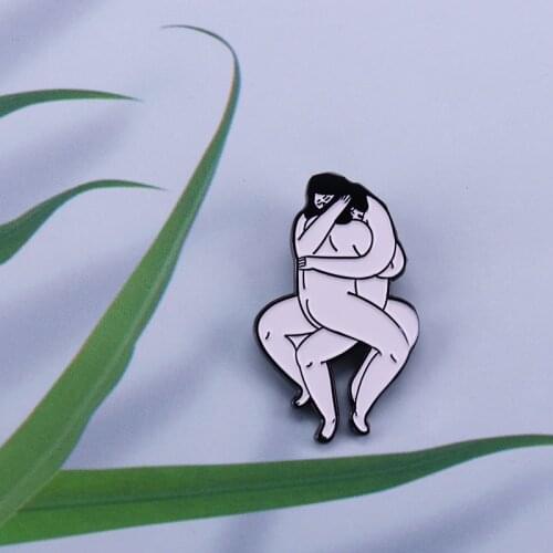 My Universe Is You,Space Couple LGBT Enamel Pin Gay Brooch