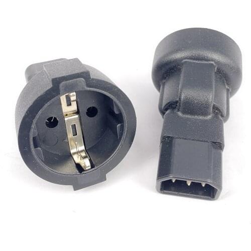 C14-EU Socket IEC320 C14 TO Eu Euro Socket IEC 320 C14 to CEE 7/7 European Female AC Power UPS/PDU Power Lead Adapter