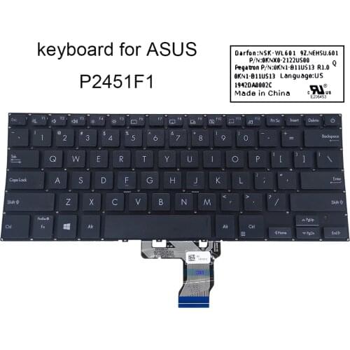 UK US laptop keyboard for ASUS ExpertBook P2451FA P2451FB P2451F GB British English computer keyboards New 0KN1 B11UK13 B11US13