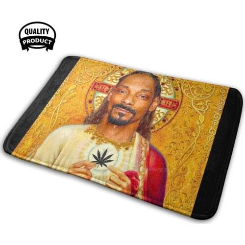 Saint 3D Soft Non-Slip Mat Rug Carpet Cushion Rap Hip Hop Snoop Dr Dre Rapper Dogg Snoop Dog Weed Dog Hiphop 420 90S Crip Music