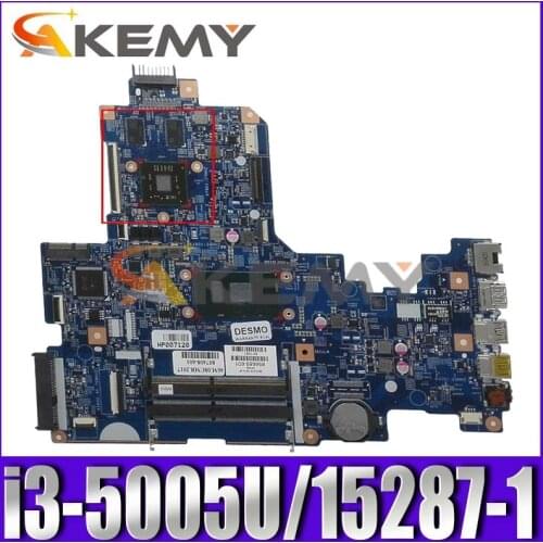 For HP Notebook 17-X Series 17T-X000 PC Motherboard Mainboard 856693-601 15287-1 448.08C01.0011 w i3-5005U 216-0867071 100% work
