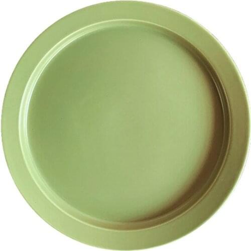 MIDOSHARK 8 inch color folding ceramic dinner plate Home dessert plate