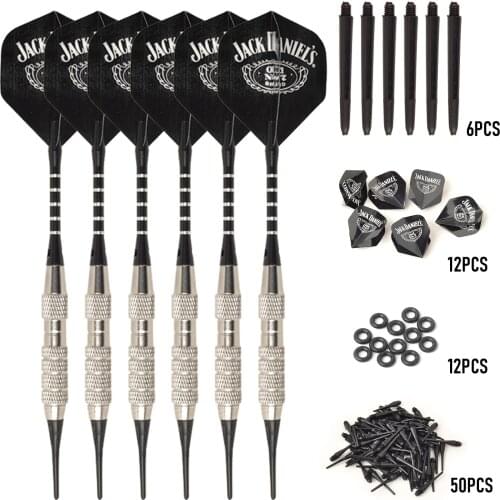 18g Soft darts tip Plastic darts tip High quality professional copper bar, aluminum shaft a set of 6pcs